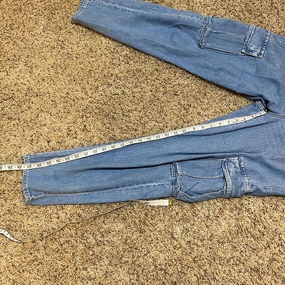 Levi's Premium Loose Cargo Denim Jeans Cotton Hemp Blend Utility Size 25 - Picture 16 of 16